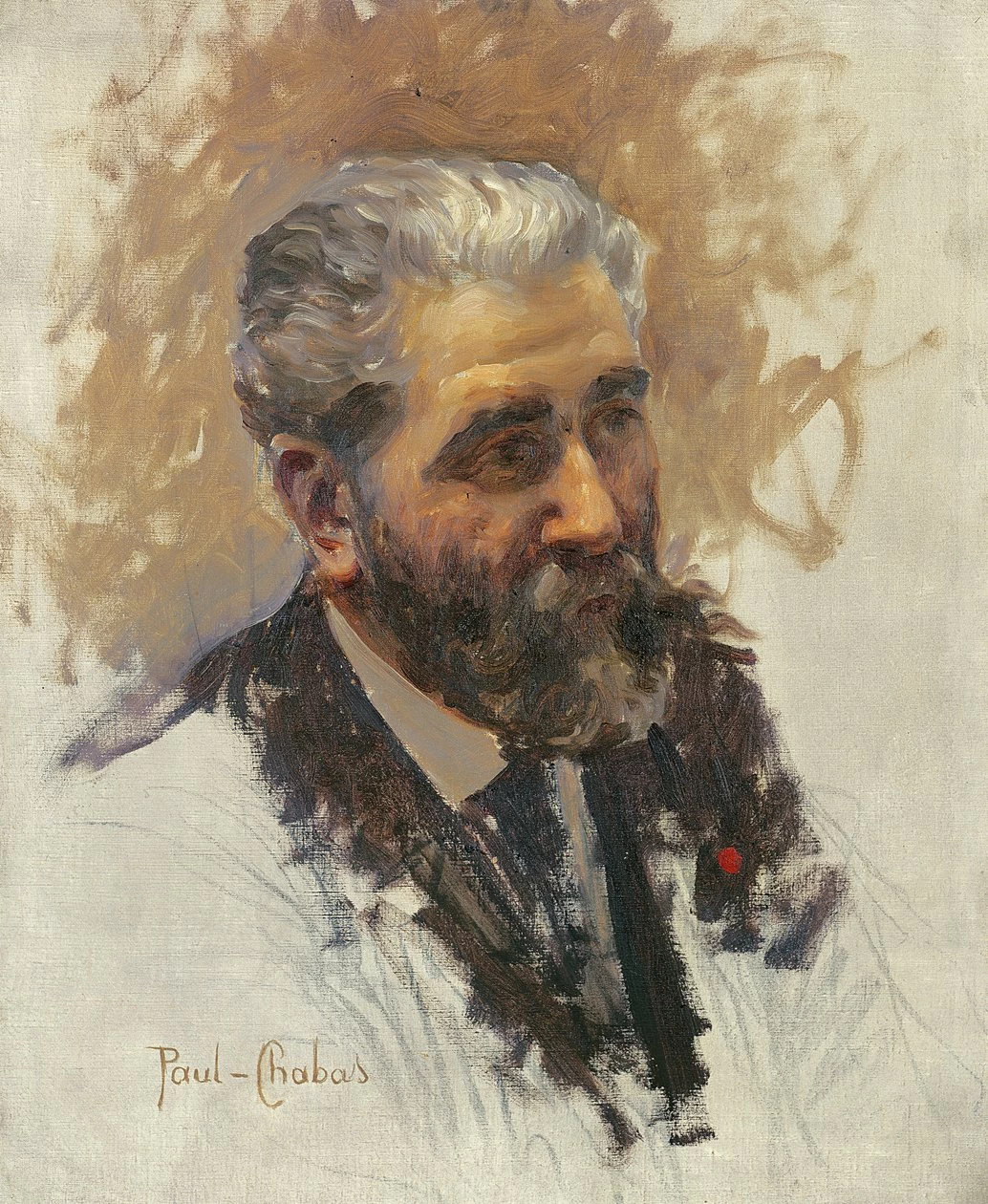 Paul Émile Chabas - Ritratto di José Maria de Heredia, 1895, Castello di Versailles